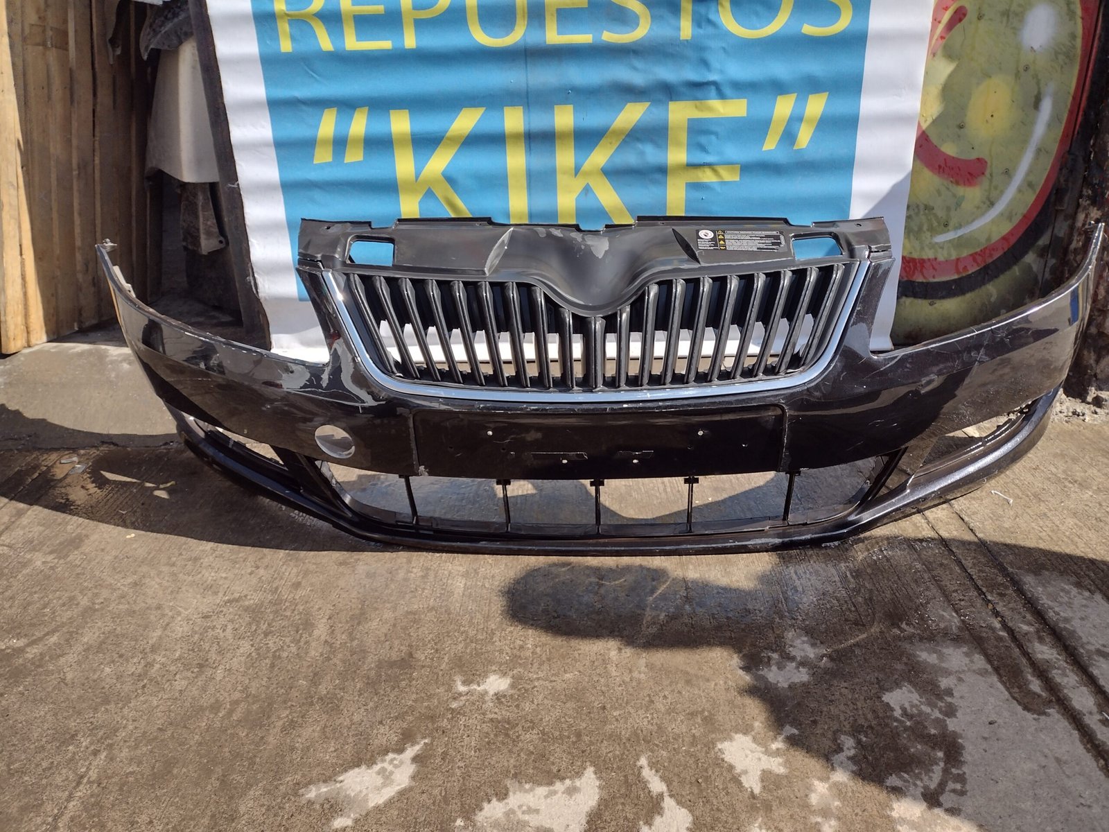 Parachoque delantero skoda fabia 2012 - 2014