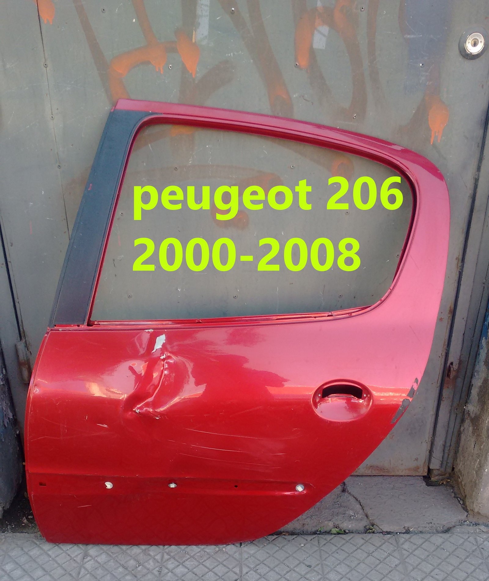Puerta trasera izquierda peugeot 206 2000 - 2008