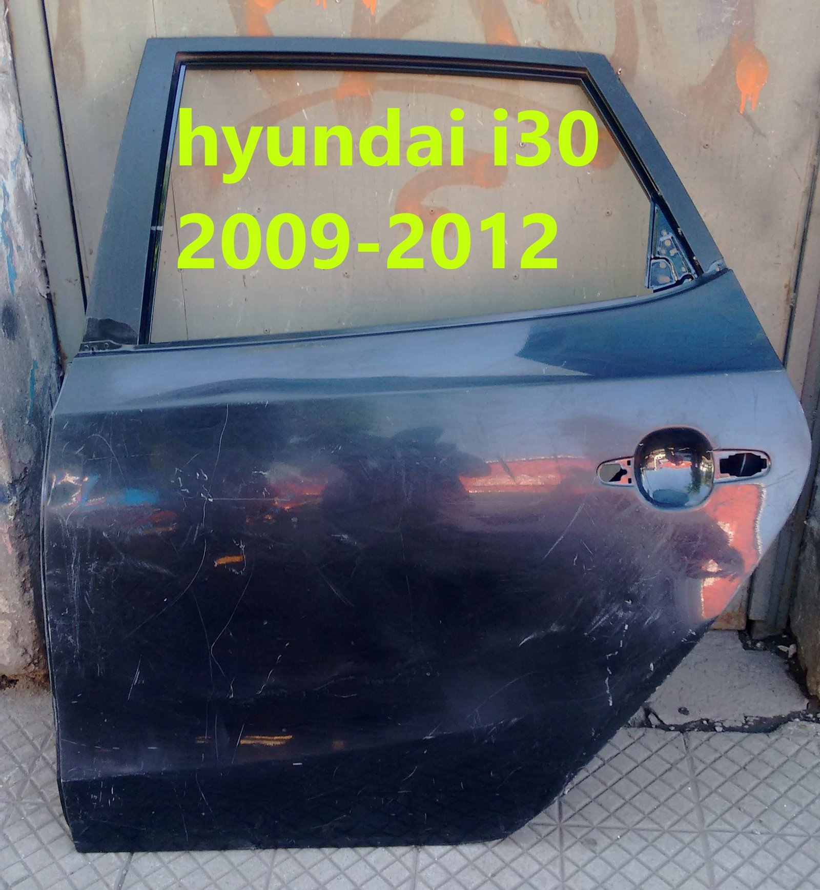 Puerta trasera izquierdo hyundai i30 2009 - 2012