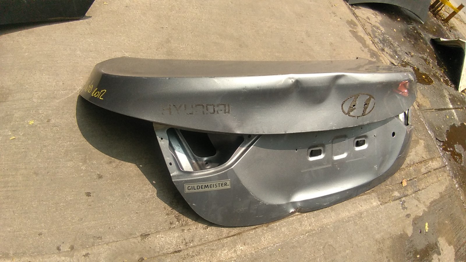 Tapa maleta hyundai elantra 2011 - 2015 - Imagen 5