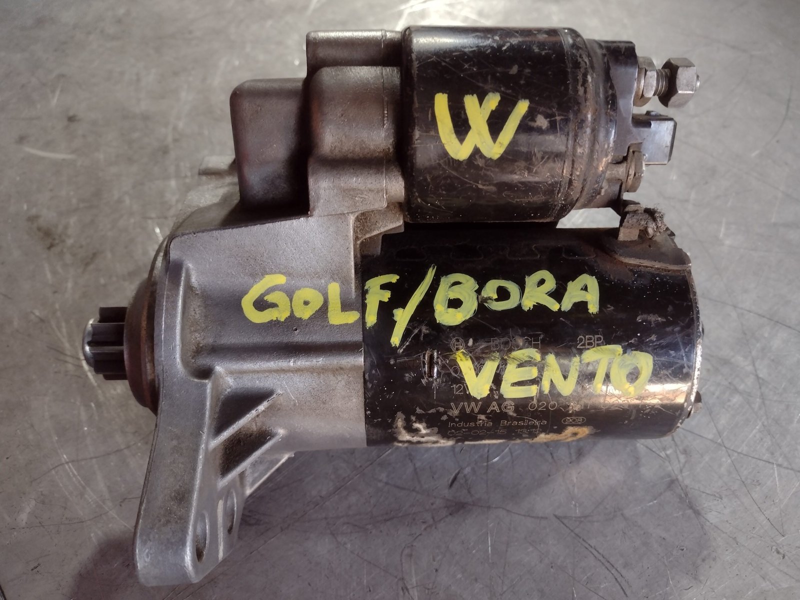 Motor de partida volkswagen golf