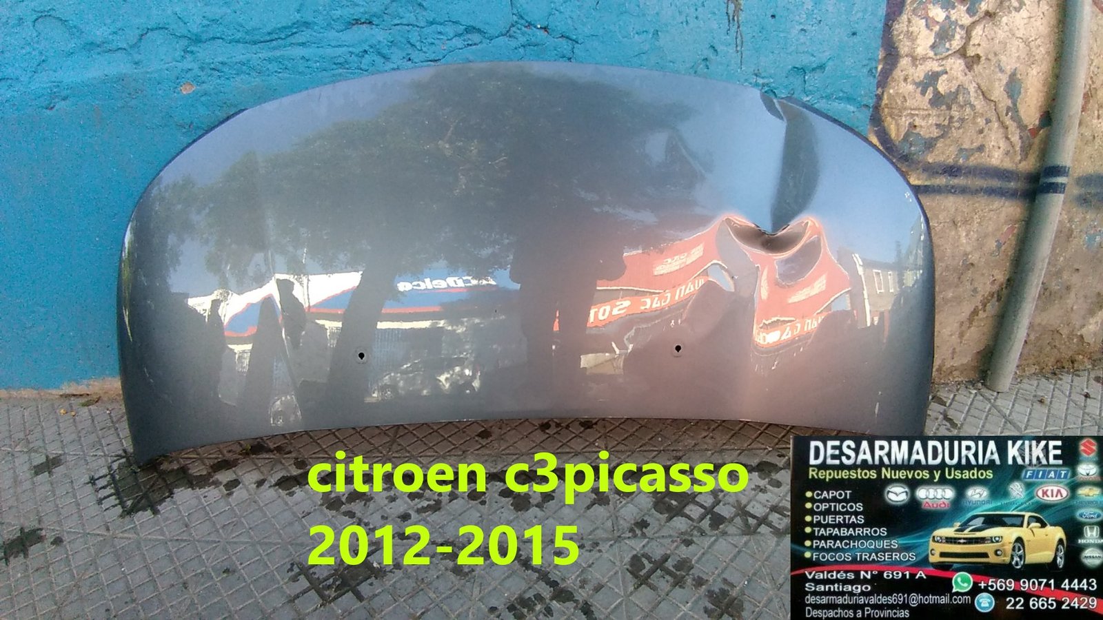 Capot citroen C3 Picasso 2011 - 2015