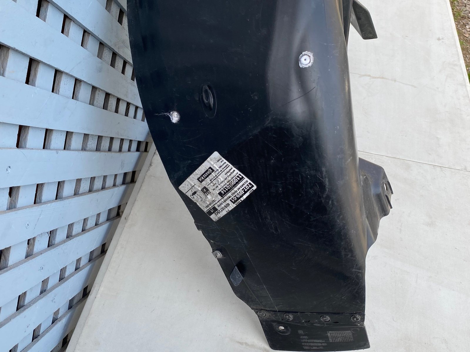 Guardafango trasero derecho Chevrolet Orlando 2010 - 2015 - Imagen 2