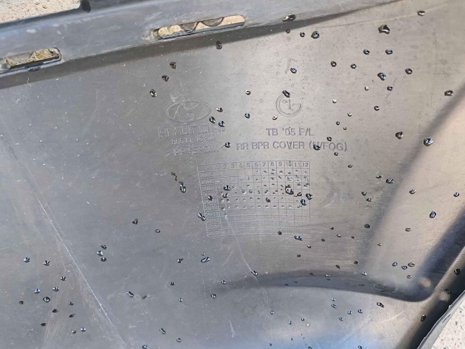 Parachoque trasero Hyundai Getz 2007 - 2010 - Imagen 4
