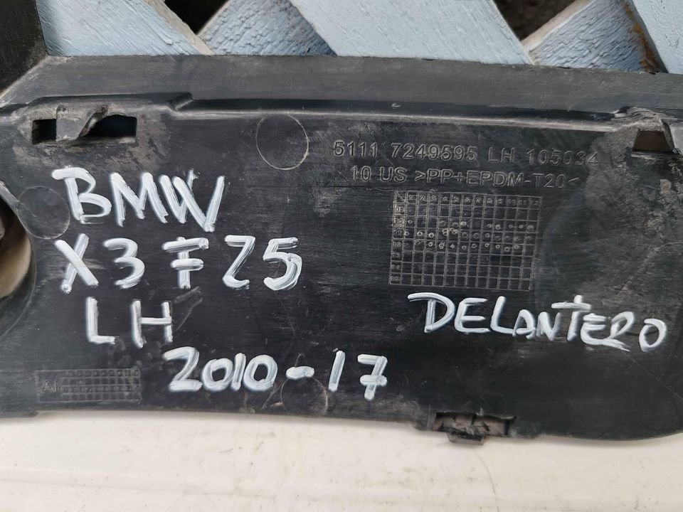 Tapa de parachoque izquierdo BMW X3 F25 2010 - 2017 - Imagen 2
