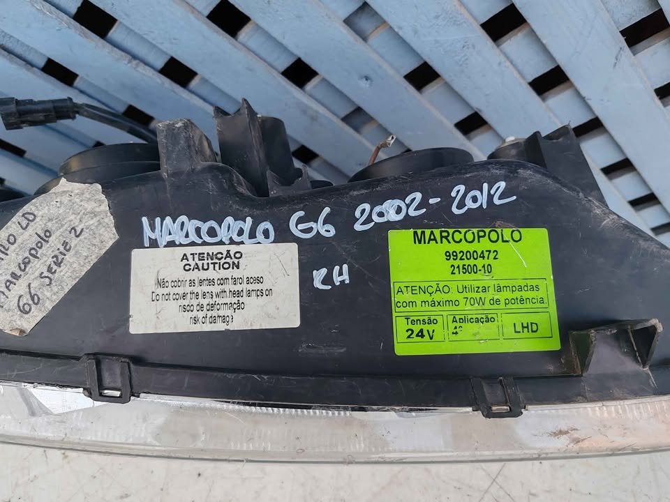 Óptico derecho Marcopolo G6 2002 - 2012 - Imagen 6