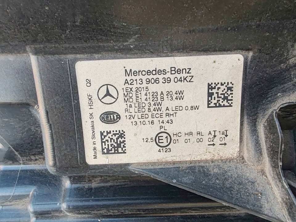 Óptico izquierdo Mercedes Benz E220 2017 - 2018 - Imagen 7