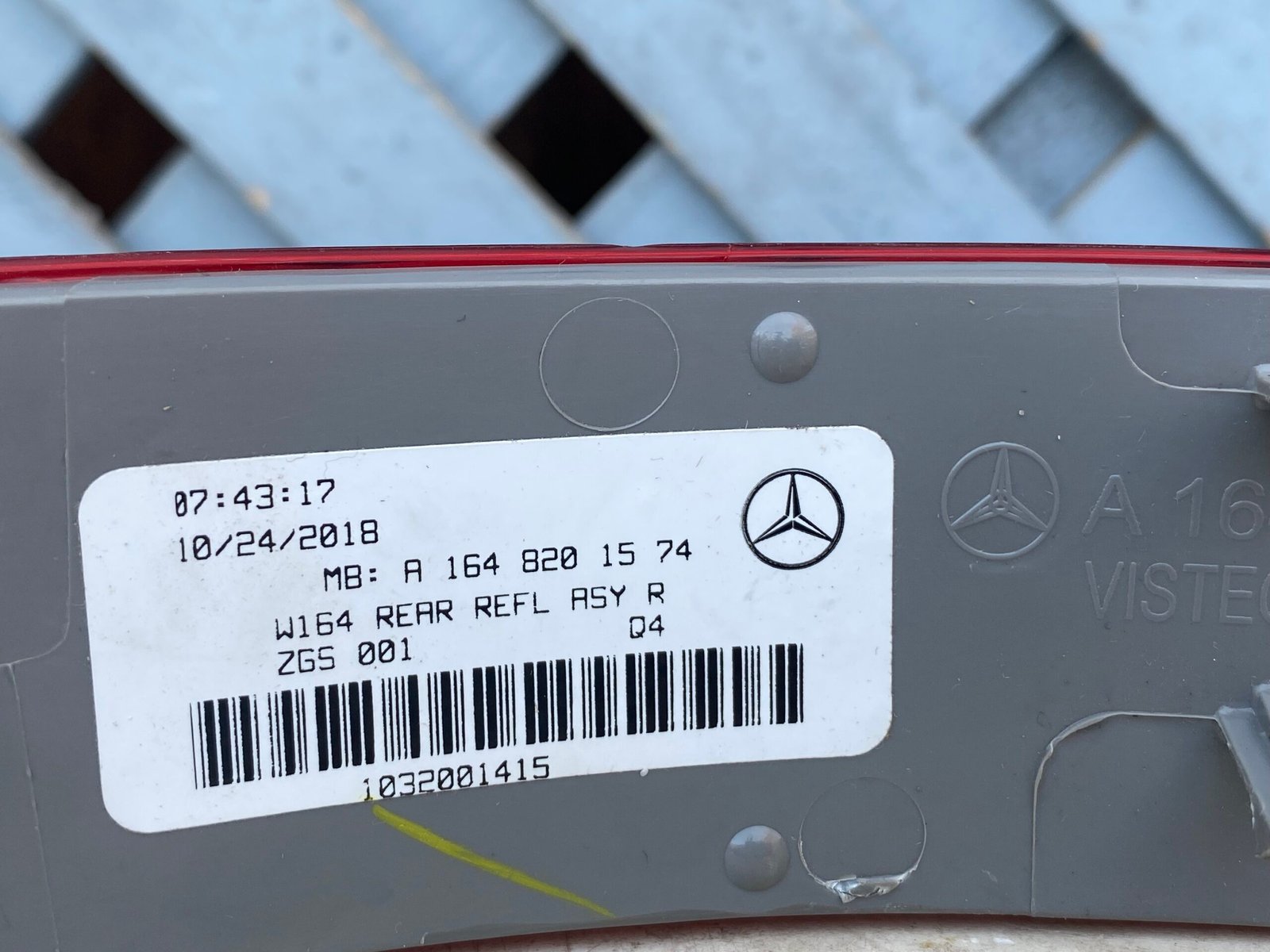 Mica trasera derecha Mercedes W164 - Imagen 4