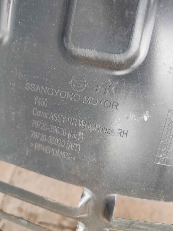 Guardafango delantero derecho Ssangyong Grand Musso o Rexton 2018 - 2023 (II) - Imagen 5